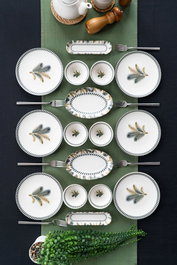 Hermia Set de Desayuno Palmiye 6 Multicolor